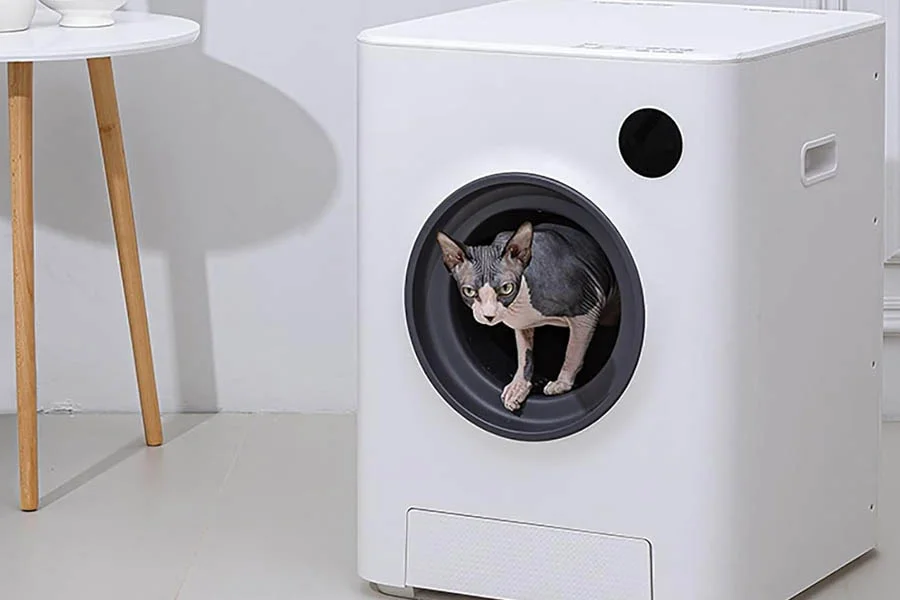 self-cleaning cat litter boxes