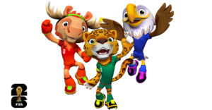 Colourful trio of mascots unveiled for FIFA World Cup
